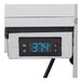 The digital display on a Delfield 4460NP-12 refrigerated prep table.
