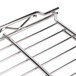 A close up of a Metro Erecta chrome wire shelf.