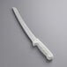 A white Dexter-Russell Sani-Safe bread knife with a white handle.