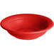 a red container with a ripple