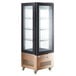 An Avantco copper glass door refrigerator display case.