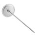 A Taylor stainless steel thermometer with a long metal rod.