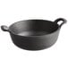 a black cast iron pan