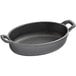 a black cast iron pan