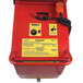 a red box with a yellow label