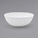 A Front of the House white porcelain oval tall bowl.