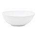 A white oval porcelain bowl with tall sides.