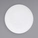 A white Front of the House porcelain plate on a white background.