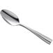 An Acopa Ridge stainless steel spoon with a silver handle.