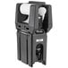A black plastic Cambro handwash station with a white roll of paper towels.