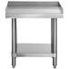 A Regency stainless steel equipment stand with undershelf.