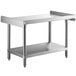 A Regency stainless steel equipment stand with undershelf.