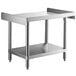 A Regency stainless steel equipment stand with undershelf.