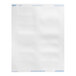 A white paper with rectangular Avery metallic asset labels.