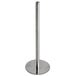 a metal pole on a white surface