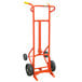 A Wesco hand truck with wheels.