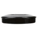 a close-up of a black container