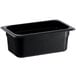 a black rectangular container with a lid