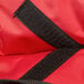 An American Metalcraft red nylon pizza delivery bag with a black strap.