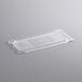 A clear plastic Vigor flat food pan lid.