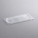 A clear plastic lid for a Vigor polycarbonate food pan.