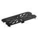 A black rectangular Vigor polycarbonate drain tray with holes in it.