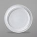 a close-up of a white plate