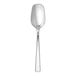 A Fortessa stainless steel serving spoon with a silver handle.