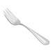 A Fortessa stainless steel cake fork with a silver handle.