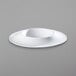 A bright white porcelain bowl with a Corona logo on the side.