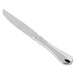 A Fortessa stainless steel steak knife with a silver handle.