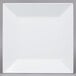 A white square plate.
