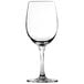 A close-up of a clear Schott Zwiesel Congresso white wine glass.