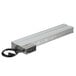 A Vollrath Cayenne 24" Strip Warmer with a power cord attached to the front toggle.