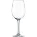 A Schott Zwiesel Classico clear wine glass with a long stem.