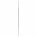 A long thin metal rod with black lines on a white background.