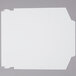 A white rectangular bakery box with a cut out corner.