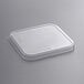 A clear plastic Fabri-Kal deli container with a clear lid.