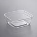 a clear plastic container with a clear lid