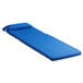 A blue Lancaster Table & Seating chaise cushion with pillow.