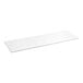 A white rectangular Regency Poly table top.