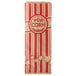 A red and white striped Carnival King popcorn bag.