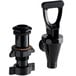 A black plastic CaterGator beverage dispenser faucet.