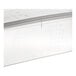 A clear plastic San Jamar food pan with a clear lid.