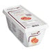 A white container of Les Vergers Boiron Blood Orange 100% Fruit Puree with oranges on the label.