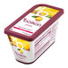 A rectangular container of Les Vergers Boiron Pineapple 100% Fruit Puree weighing 2.2 pounds.