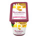 A container of Les Vergers Boiron Passion Fruit 100% Fruit Puree weighing 2.2 pounds.