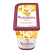 A container of Les Vergers Boiron frozen banana puree weighing 2.2 pounds.