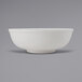 A Tuxton TuxTrendz Zion matte white china menudo bowl.