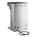 A large stainless steel Bunn ICB Twin Tall Infusion Series coffee brewer with a lid.